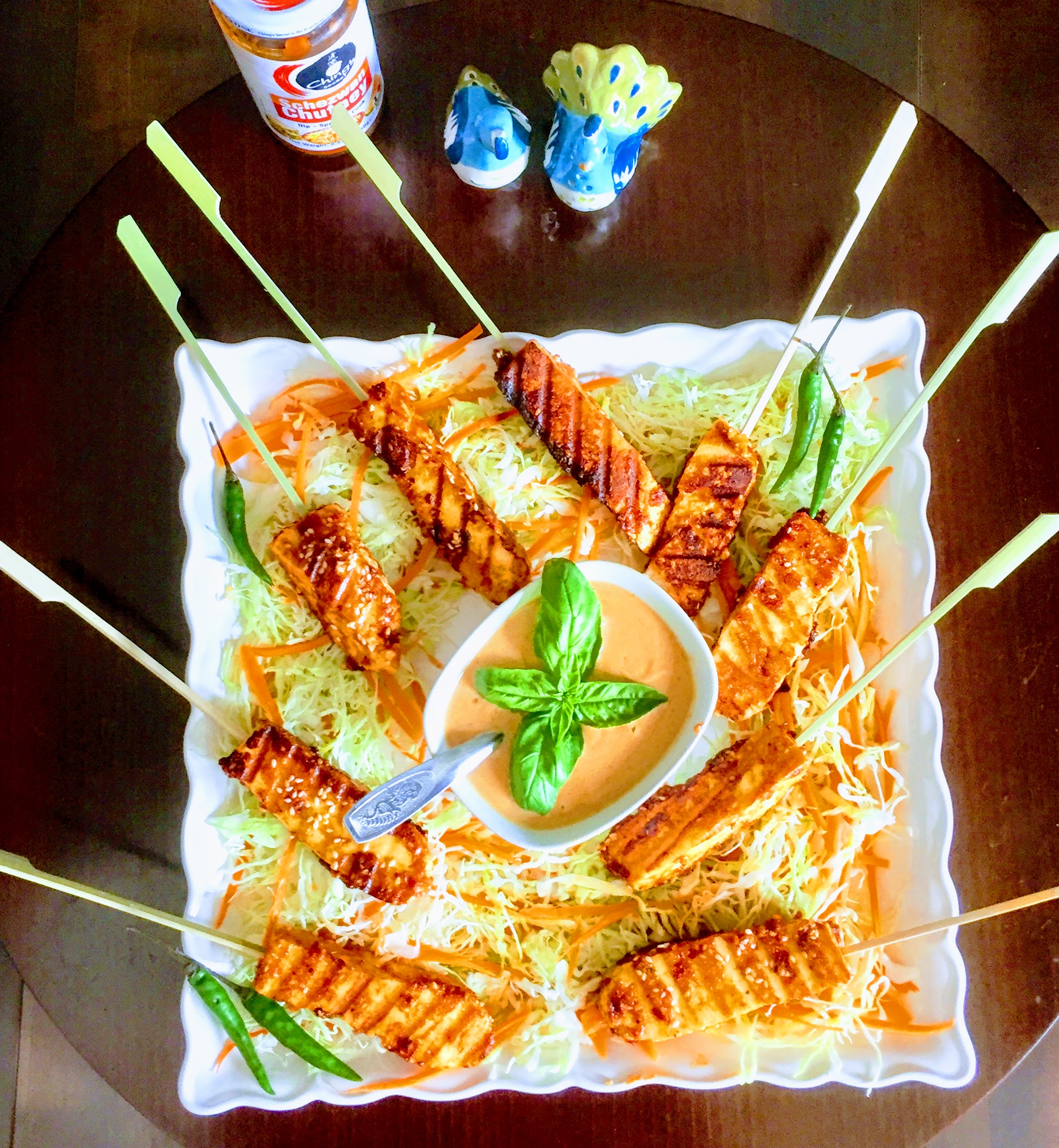 Thai Style Paneer Satay