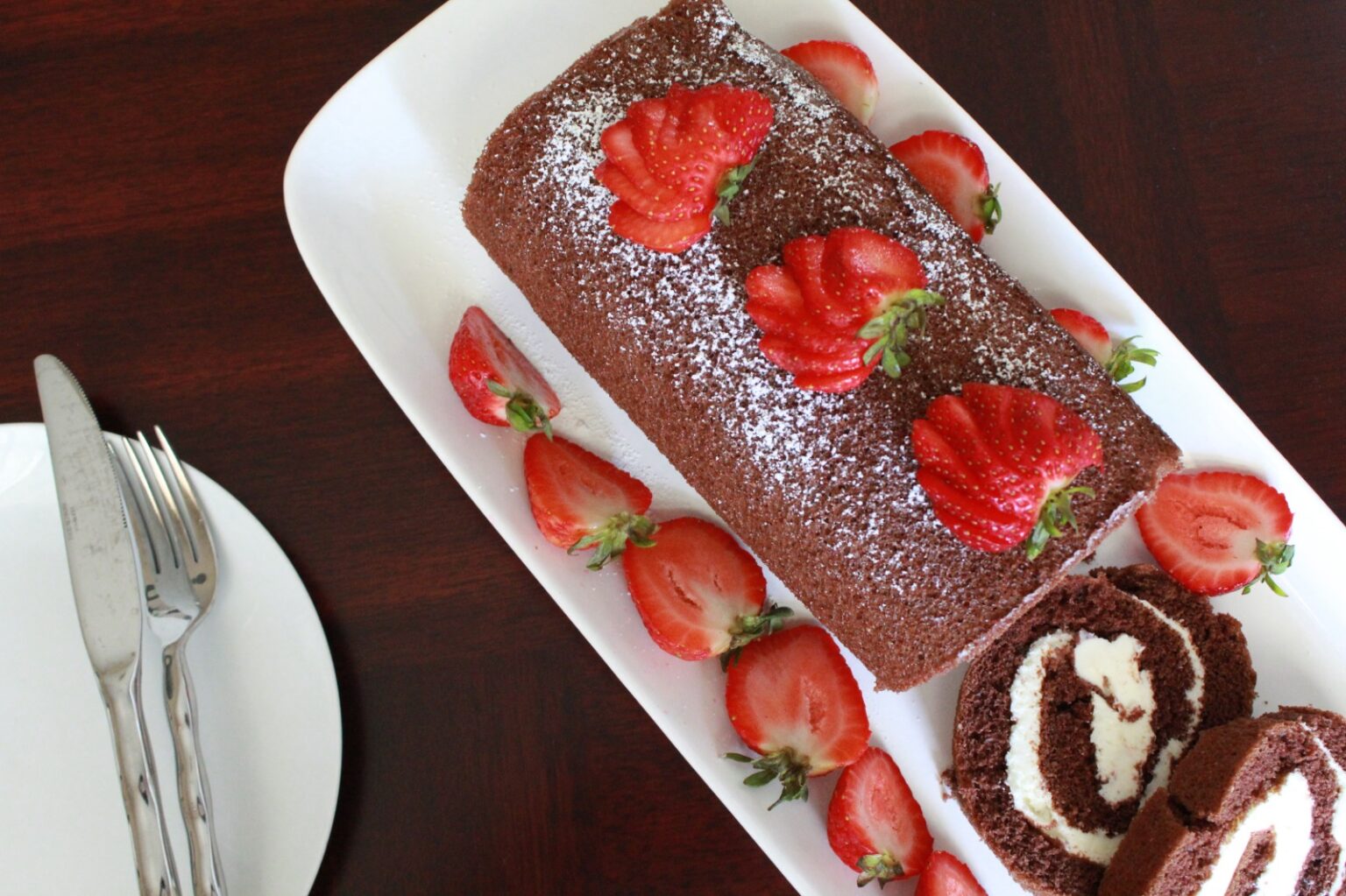 Eggless Chocolate Swiss Roll My Spice Trail
