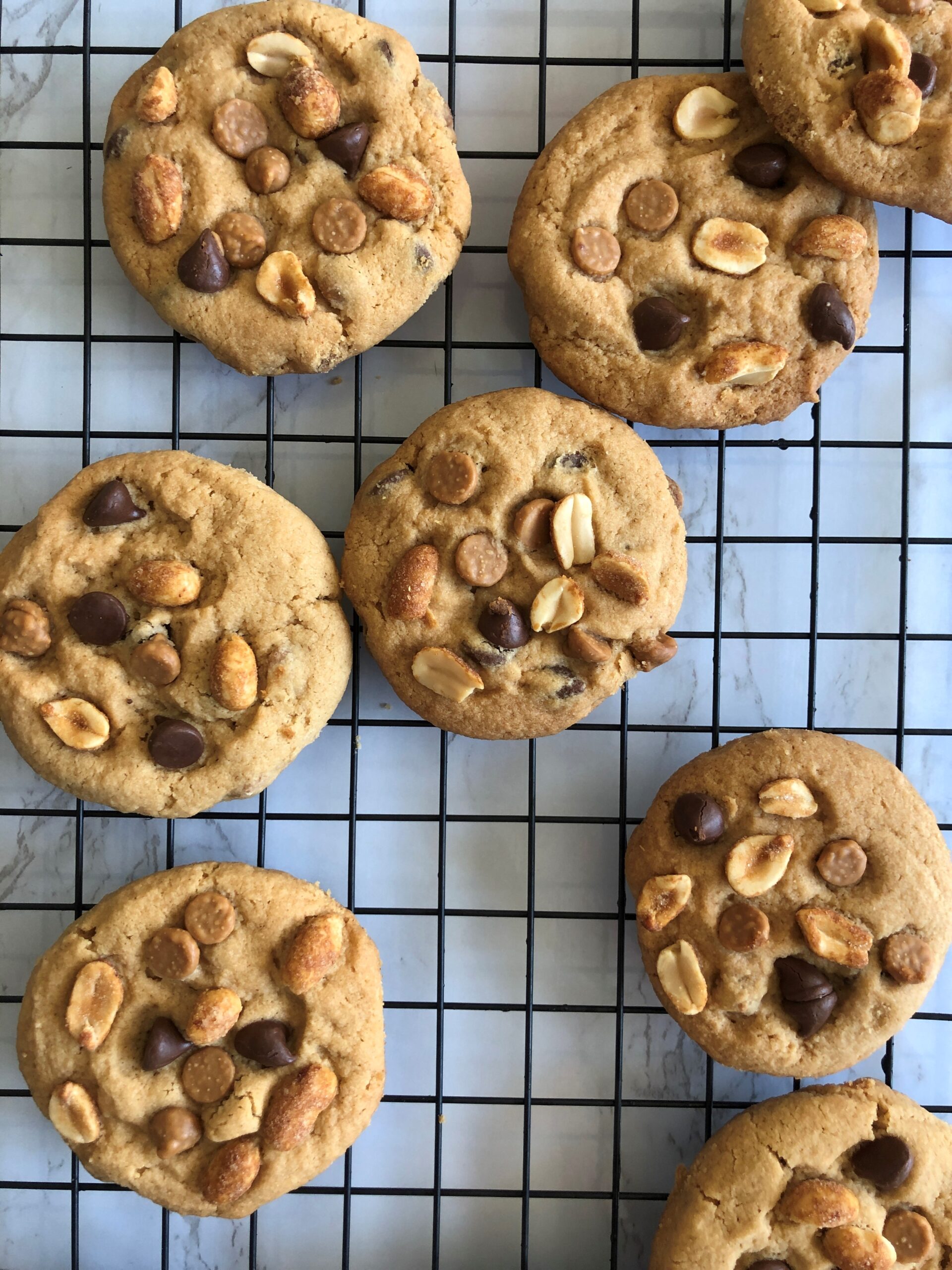 Eggless Peanut Butter Cookies