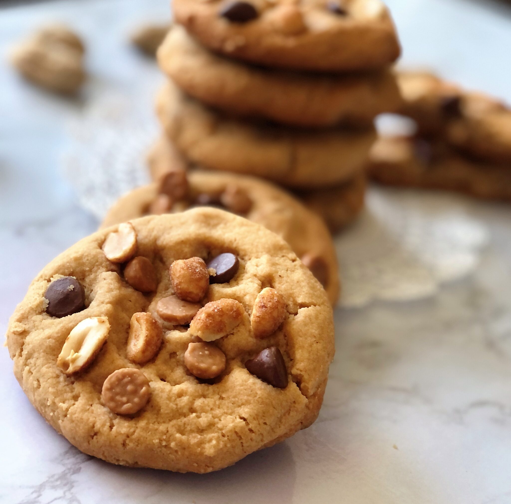 Eggless Peanut Butter Cookies MySpiceTrail