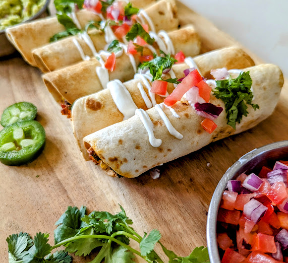 Mini Black Bean Cheese Taquitos