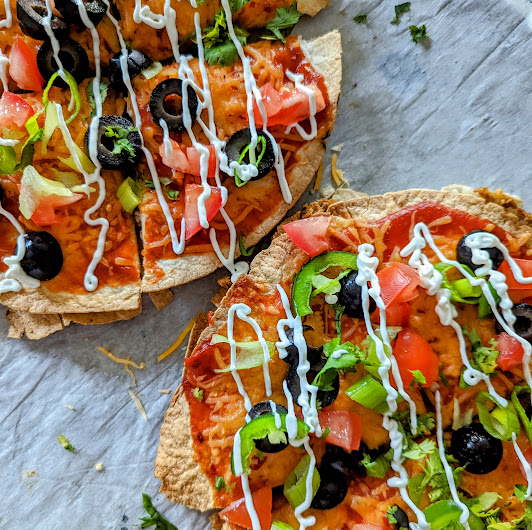 Taco Bell Style Mexican Pizza