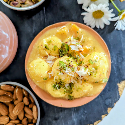 Mango Angoori Rasmalai