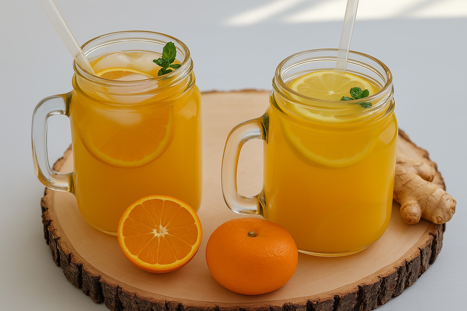Orange Ginger Iced Tea
